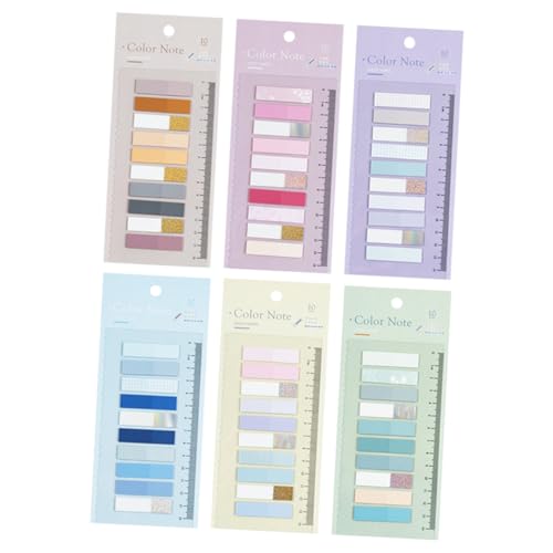 PLAFOPE 6 Sätze Teiliges Bunte Haftnotizen als Page Marker Selbstklebende Index Tabs für Büro Schule Zuhause Farbenfrohe Beschreibbare Klebezettel zur Einfachen Seitenmarkierung Praktisch PLAFOPE 6 Sätze Teiliges Bunte Haftnotizen als Page Marker Selbstklebende Index Tabs für Büro Schule Zuhause Farbenfrohe Beschreibbare Klebezettel zur Einfachen Seitenmarkierung Praktisch von PLAFOPE