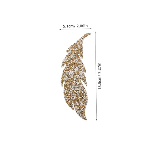 PLAFOPE 6 Stück Bling Bügelbild Strass Applikationen Langlebige Glitzer Deko für Kleidung Leder Schuhe Vielseitig Einsetzbar zur Kreativen Textilgestaltung zum Aufbügeln und Reparieren von PLAFOPE