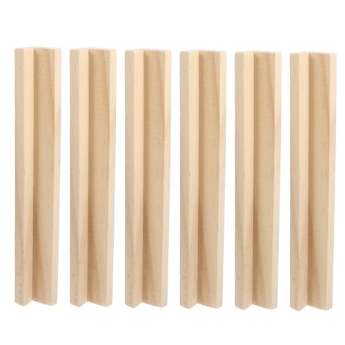 PLAFOPE 6 Stück Holzständer für Dominosteine und Buchstabenplatten Stabile Desktop Domino Basen Vielseitig Einsetzbar als Halter für Spiel und Bastelprojekte Langlebige Holzdisplay PLAFOPE 6 Stück Holzständer für Dominosteine und Buchstabenplatten Stabile Desktop Domino Basen Vielseitig Einsetzbar als Halter für Spiel und Bastelprojekte Langlebige Holzdisplay von PLAFOPE