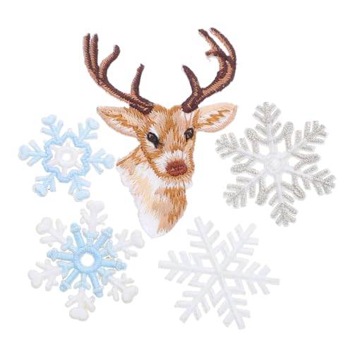 PLAFOPE 6 Stück Schneeflocke Stickstoffpatz Sticked Snowflakes Patch Stickte Dekoration Nähstoffaufkleber Schneeflocke nähen Applikationen Schneeflocken-Aufnäher für Kleidung Stickgarn PLAFOPE 6 Stück Schneeflocke Stickstoffpatz Sticked Snowflakes Patch Stickte Dekoration Nähstoffaufkleber Schneeflocke nähen Applikationen Schneeflocken-Aufnäher für Kleidung Stickgarn von PLAFOPE