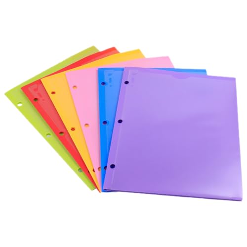 PLAFOPE 6 Stück Teiliges PP Dateiordner Aktenordner mit Transparenten Einstecktaschen für Büro Zuhause und Wiederverwendbar Leicht und Praktisch PLAFOPE 6 Stück Teiliges PP Dateiordner Aktenordner mit Transparenten Einstecktaschen für Büro Zuhause und Wiederverwendbar Leicht und Praktisch von PLAFOPE