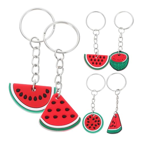 PLAFOPE 6 Stück Teiliges PVC Wassermelonen schlüsselanhänger Leichter Cartoon Schlüsselring Anhänger Strapazierfähige Partydekoration für Geburtstags Themenfeiern Praktischer PLAFOPE 6 Stück Teiliges PVC Wassermelonen schlüsselanhänger Leichter Cartoon Schlüsselring Anhänger Strapazierfähige Partydekoration für Geburtstags Themenfeiern Praktischer von PLAFOPE