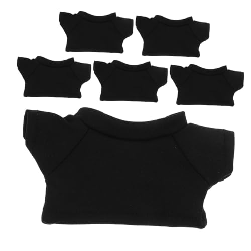 PLAFOPE 6 Stück Teiliges Plüschbär T Shirt mit Rundhalsausschnitt Gefüllt Weiches Stofftier Outfit für Kuscheltierpuppen Komfortabel und Langlebig Süßes Basic Bärenkleidungsstück PLAFOPE 6 Stück Teiliges Plüschbär T Shirt mit Rundhalsausschnitt Gefüllt Weiches Stofftier Outfit für Kuscheltierpuppen Komfortabel und Langlebig Süßes Basic Bärenkleidungsstück von PLAFOPE