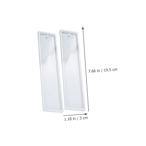PLAFOPE 6 Stück Teiliges Silikon lesezeichen gießform Rechteckig Langlebig für Quasten DIY Epoxidharz Bastelformen für Individuelle Schmuckgestaltung PLAFOPE 6 Stück Teiliges Silikon lesezeichen gießform Rechteckig Langlebig für Quasten DIY Epoxidharz Bastelformen für Individuelle Schmuckgestaltung von PLAFOPE