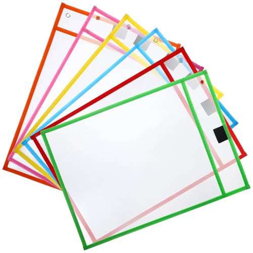 PLAFOPE 6 Stück Teiliges Transparente Dokumententaschen Säurefrei Leicht zu Reinigen für Büro Schule und Zuhause Geeignet mit Klarer Oberfläche und Schutz für Leichte Zufällige Farbe PLAFOPE 6 Stück Teiliges Transparente Dokumententaschen Säurefrei Leicht zu Reinigen für Büro Schule und Zuhause Geeignet mit Klarer Oberfläche und Schutz für Leichte Zufällige Farbe von PLAFOPE