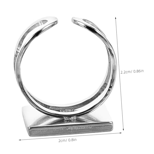 PLAFOPE 6 Stück Teiliges Verstellbare Edelstahl Ring Basen Quadratisch DIY Schmuckherstellung Rings Parts PLAFOPE 6 Stück Teiliges Verstellbare Edelstahl Ring Basen Quadratisch DIY Schmuckherstellung Rings Parts von PLAFOPE