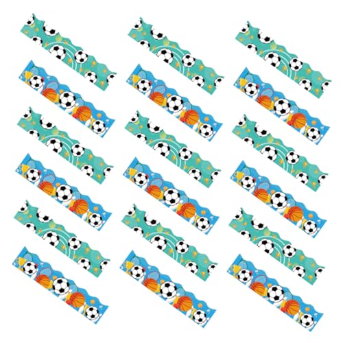 PLAFOPE 60 Blatt Sportliche Bulletin Board Rahmen Sticker mit Fußball und Basketball Motiven Wasserfest Einfach Anzubringen Entfernen für Klassenzimmer und Kindergarten Dekoration PLAFOPE 60 Blatt Sportliche Bulletin Board Rahmen Sticker mit Fußball und Basketball Motiven Wasserfest Einfach Anzubringen Entfernen für Klassenzimmer und Kindergarten Dekoration von PLAFOPE