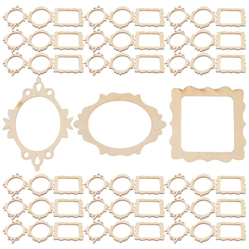 PLAFOPE 60 Stück Holzplatten zum Basteln DIY Holzslices für Foto Dekoration und Handwerk Natürliche Holzmaterialien Sicher für Bastelset PLAFOPE 60 Stück Holzplatten zum Basteln DIY Holzslices für Foto Dekoration und Handwerk Natürliche Holzmaterialien Sicher für Bastelset von PLAFOPE