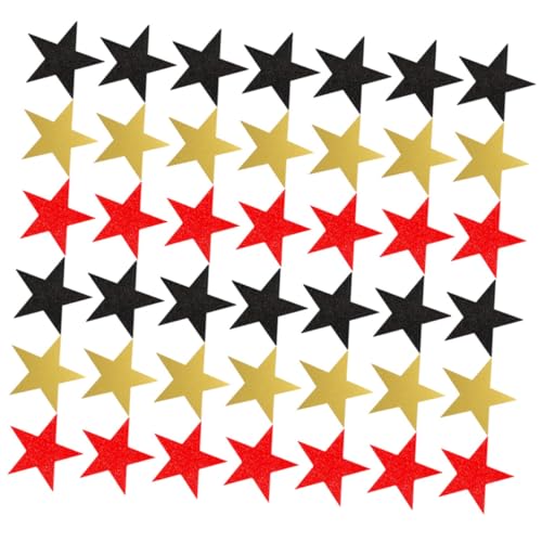 PLAFOPE 60 Stück Teiliges Papier Fünf Punkte Sterne Ausschnitte in Gold Schwarz Rot Bunte Handgeschnittene Wanddekorationen für Klassenzimmer Bulletin Boards DIY Bastelprojekte und PLAFOPE 60 Stück Teiliges Papier Fünf Punkte Sterne Ausschnitte in Gold Schwarz Rot Bunte Handgeschnittene Wanddekorationen für Klassenzimmer Bulletin Boards DIY Bastelprojekte und von PLAFOPE