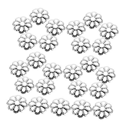 PLAFOPE 600 Stück Blumenkappen Hohle Spacer Endkappen für Diy Schmuck Geeignet für Halsketten Armbänder und Ohrringe Leicht und Langlebig PLAFOPE 600 Stück Blumenkappen Hohle Spacer Endkappen für Diy Schmuck Geeignet für Halsketten Armbänder und Ohrringe Leicht und Langlebig von PLAFOPE