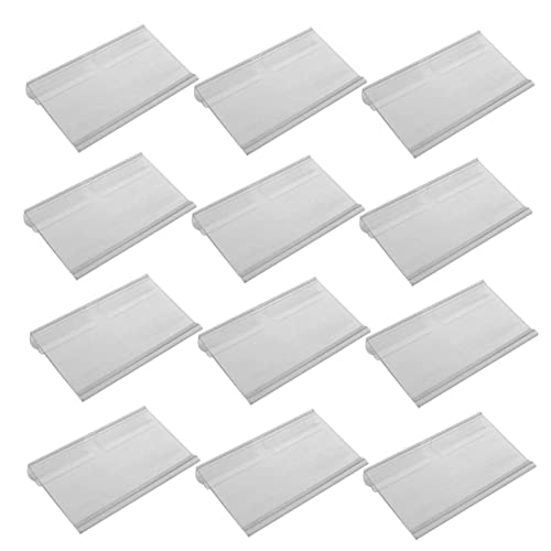 PLAFOPE 60Stücke Etikettenhalter aus Robustem Transparent für Preisanzeigen Supermärkten Einzelhandelsgeschäften Einfach zu Montieren Wiederverwendbar PLAFOPE 60Stücke Etikettenhalter aus Robustem Transparent für Preisanzeigen Supermärkten Einzelhandelsgeschäften Einfach zu Montieren Wiederverwendbar von PLAFOPE