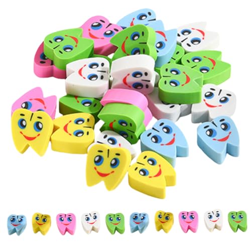 PLAFOPE 70pcs Bunte Zahnradrothere Für Kinder Niedliche Und Lustige Radiergummis Für Schulbüro -dekorationsstift Eraser Klassenzimmerzubehör von PLAFOPE