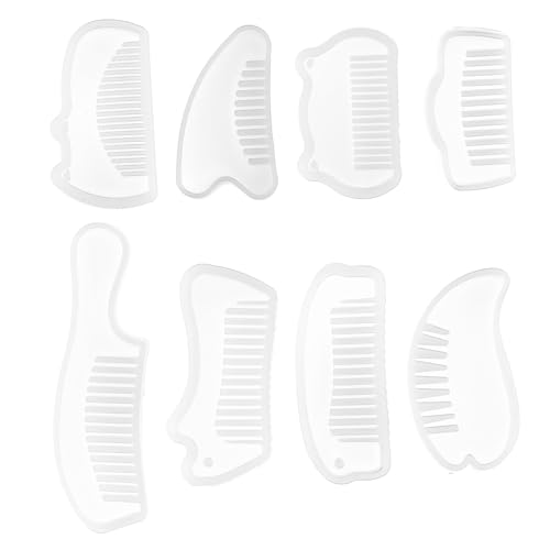 PLAFOPE 8 Stück Teiliges Silikon epoxidharz Gießform für DIY Kammherstellung Flexibel Reißfest Leicht Entformbar mit Glatter Oberfläche und Hoher Verschleißfestigkeit für Individuelle PLAFOPE 8 Stück Teiliges Silikon epoxidharz Gießform für DIY Kammherstellung Flexibel Reißfest Leicht Entformbar mit Glatter Oberfläche und Hoher Verschleißfestigkeit für Individuelle von PLAFOPE