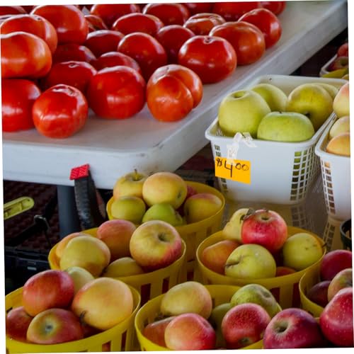 PLAFOPE 8 Stück Teiliges Transparente Preisschild Clips aus Strapazierfähigem mit Starkem Halt Vielseitig Einsetzbar für Verkaufsanzeigen Etikettenhalter für Supermärkte und Einzelhandel von PLAFOPE