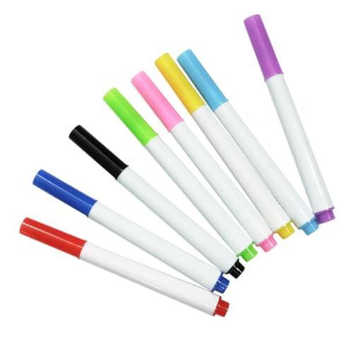 PLAFOPE 8 Stück Teiliges Whiteboard Marker für Wasserbasierte Abwischbare Filzstifte in Farben Sicher und Strahlend für Schule Büro Zuhause Praktische Trockenlöschfunktion PLAFOPE 8 Stück Teiliges Whiteboard Marker für Wasserbasierte Abwischbare Filzstifte in Farben Sicher und Strahlend für Schule Büro Zuhause Praktische Trockenlöschfunktion von PLAFOPE