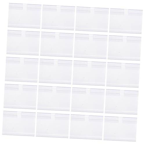 PLAFOPE 80 Stück Teiliges PVC Preisschild Transparentes Etikettenhalter Clip Display für Supermarkt Regal Preisschilder Halter Verkaufspreis Anzeige Halterung für Laden und Einzelhandel PLAFOPE 80 Stück Teiliges PVC Preisschild Transparentes Etikettenhalter Clip Display für Supermarkt Regal Preisschilder Halter Verkaufspreis Anzeige Halterung für Laden und Einzelhandel von PLAFOPE