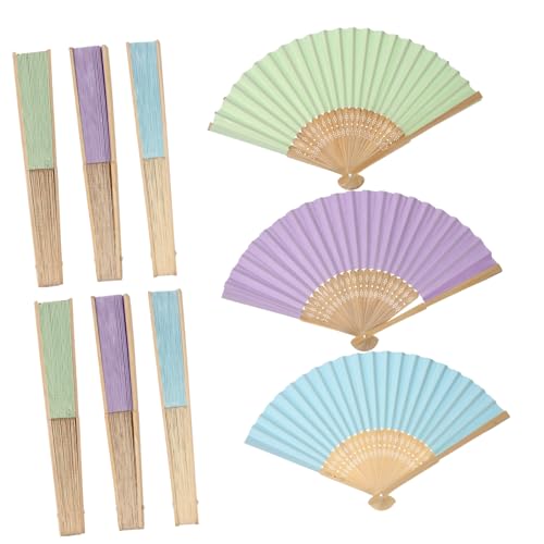 PLAFOPE 9 Stück Teiliges Faltbare Papierschleier für Bemalen Leichte Handliche Fächer in Pastellfarben DIY Bastelset für Jungen und Mädchen Dekorative Papierfächer für Zuhause und PLAFOPE 9 Stück Teiliges Faltbare Papierschleier für Bemalen Leichte Handliche Fächer in Pastellfarben DIY Bastelset für Jungen und Mädchen Dekorative Papierfächer für Zuhause und von PLAFOPE