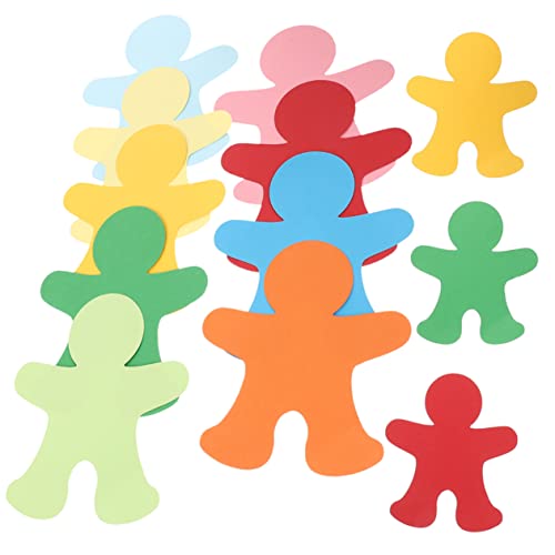 PLAFOPE 90Stücke Farbenfrohe Papierausschnitte für Entzückende DIY Kinderfiguren für Klassenzimmer und Kindergartenwanddekoration für Bastelprojekte und Feste PLAFOPE 90Stücke Farbenfrohe Papierausschnitte für Entzückende DIY Kinderfiguren für Klassenzimmer und Kindergartenwanddekoration für Bastelprojekte und Feste von PLAFOPE
