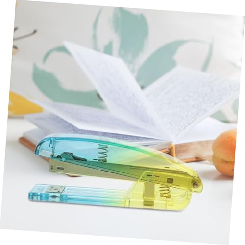 PLAFOPE Acryl Handhefter Blau gelb Farbverlauf Stabil Praktisch Tragbar Für Büro Schule Schreibtisch Zubehör Langlebig Robust PLAFOPE Acryl Handhefter Blau gelb Farbverlauf Stabil Praktisch Tragbar Für Büro Schule Schreibtisch Zubehör Langlebig Robust von PLAFOPE