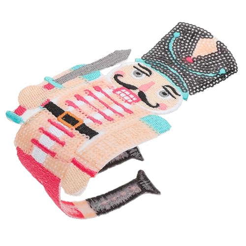 PLAFOPE Bestickter Nutcracker Pailletten Aufnäher zum Aufbügeln Cartoon Patch für Jacken und Jeans DIY Kleidung Applikation Eleganter Funkelnder Stoffpatch für Individuelle Modegestaltung PLAFOPE Bestickter Nutcracker Pailletten Aufnäher zum Aufbügeln Cartoon Patch für Jacken und Jeans DIY Kleidung Applikation Eleganter Funkelnder Stoffpatch für Individuelle Modegestaltung von PLAFOPE