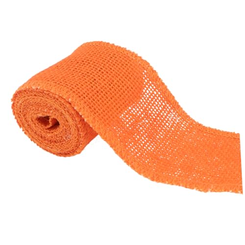 PLAFOPE Breites Jute Burlap Band Natürliche Orange Dekoband für Weihnachtsdeko Handgefertigt Vielseitig Verwendbar für Kränze Geschenke Bastelarbeiten und Hochzeiten PLAFOPE Breites Jute Burlap Band Natürliche Orange Dekoband für Weihnachtsdeko Handgefertigt Vielseitig Verwendbar für Kränze Geschenke Bastelarbeiten und Hochzeiten von PLAFOPE
