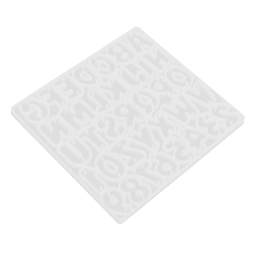 PLAFOPE Buchstaben Zahlen silikonform für Ohrringe Epoxidharz Schmuckherstellung DIY Anhängerform Leicht Kompakt Einfach zu Reinigen und Vielseitig für Individuelle Designs von PLAFOPE