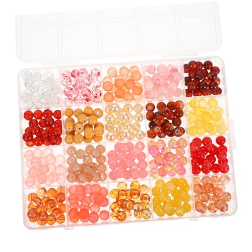PLAFOPE Bunte Glasperlen mit Großem Runde Perlen für DIY Schmuckherstellung Armbänder Ohrringe Halsketten Fächer Perlenbox für Kreative Bastelprojekte PLAFOPE Bunte Glasperlen mit Großem Runde Perlen für DIY Schmuckherstellung Armbänder Ohrringe Halsketten Fächer Perlenbox für Kreative Bastelprojekte von PLAFOPE