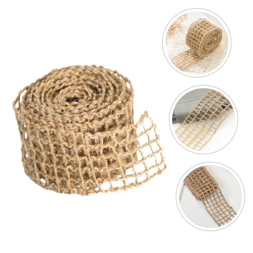 PLAFOPE Checkered Jute Rope mit Draht Rustikales DIY Geschenkband für Basteln Verpackung Dekoration Vintage Juteribbon für Blumenarrangements Haarschmuck Partydeko PLAFOPE Checkered Jute Rope mit Draht Rustikales DIY Geschenkband für Basteln Verpackung Dekoration Vintage Juteribbon für Blumenarrangements Haarschmuck Partydeko von PLAFOPE