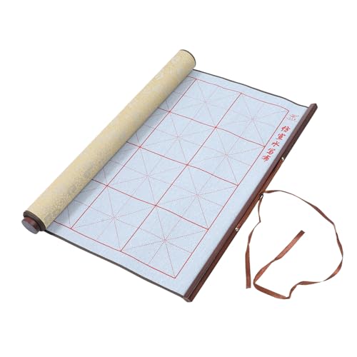 PLAFOPE Chinesische Kalligraphie Wasser schreibrolle Hochwertiges Wasserabsorbierendes Übungs tuch für Pinselmalerei Kalligrafie und Tuschezeichnung Langlebiges Zeichenpapier für Kunst von PLAFOPE