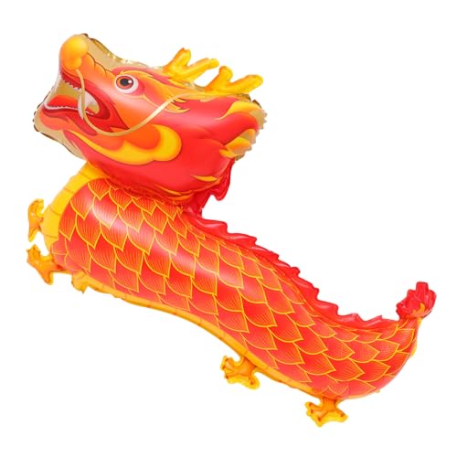 PLAFOPE Chinesisches Neujahr Luftballon Chinesischer Drache Partydeko Leicht Aufblasbar Tragbar Für Familienfest PLAFOPE Chinesisches Neujahr Luftballon Chinesischer Drache Partydeko Leicht Aufblasbar Tragbar Für Familienfest von PLAFOPE