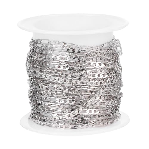 PLAFOPE DIY Schmuckkette Halbgefertigte Kupfer Halskette Gliederkette mit Glatter Oberfläche für Schmuckherstellung Basteln Zubehör PLAFOPE DIY Schmuckkette Halbgefertigte Kupfer Halskette Gliederkette mit Glatter Oberfläche für Schmuckherstellung Basteln Zubehör von PLAFOPE