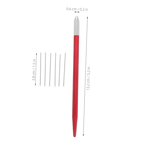 PLAFOPE Doll Hair Rooting Tool Nadeln mit Griff Handgefertigt für Puppen Haarwurzeln Reparatur DIY Puppenhaar Zubehör Langlebig Präzise Haarrestaurierung von PLAFOPE