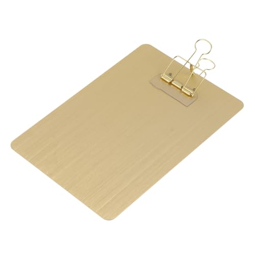 PLAFOPE Edelstahl Klemmbrett mit Metallclip Leichtes Robustes Schreibbrett für Büro Schule und Zuhause Praktischer Papierhalter für Dokumente und Notizen PLAFOPE Edelstahl Klemmbrett mit Metallclip Leichtes Robustes Schreibbrett für Büro Schule und Zuhause Praktischer Papierhalter für Dokumente und Notizen von PLAFOPE