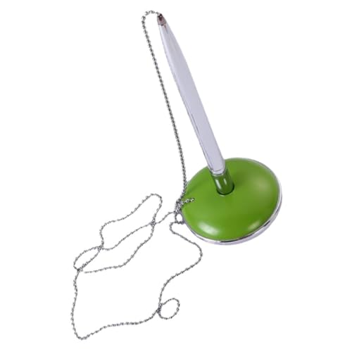 PLAFOPE Einzigartiger Bank Schreibstift mit Kette Ergonomischer Kugelschreiber für Unterschriften Vielseitiger Geschäftsschreiber in Grün Langlebige Farbbeschichtung für Büro PLAFOPE Einzigartiger Bank Schreibstift mit Kette Ergonomischer Kugelschreiber für Unterschriften Vielseitiger Geschäftsschreiber in Grün Langlebige Farbbeschichtung für Büro von PLAFOPE
