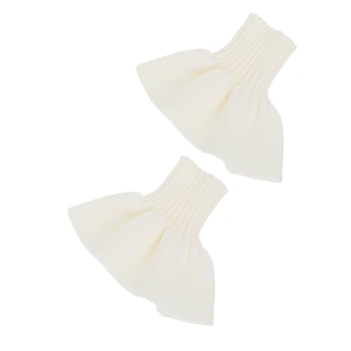 PLAFOPE Elegante Gestrickte Fake Ärmel Manschetten Weiß Feine Verarbeitung Dekorative Spitzen handgelenk Manschetten für Damen Vielseitig für Kleider Pullover Hemden PLAFOPE Elegante Gestrickte Fake Ärmel Manschetten Weiß Feine Verarbeitung Dekorative Spitzen handgelenk Manschetten für Damen Vielseitig für Kleider Pullover Hemden von PLAFOPE