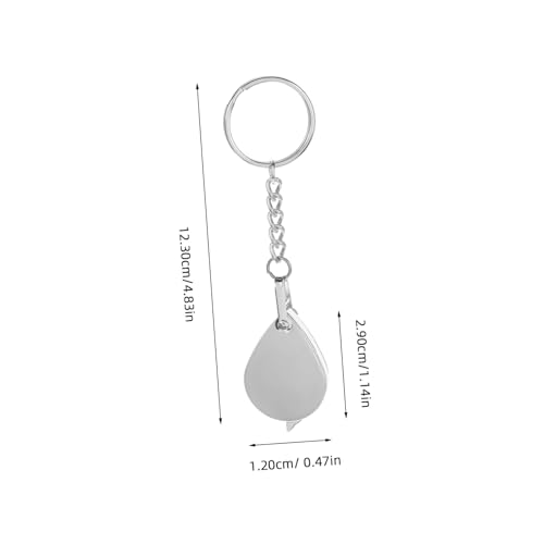 PLAFOPE Faltbare Lupe mit Schlüsselanhänger Taschen Magnifying Loop aus Klarem Glas Tragbare Schmucklupe für Junge Mädchen und Antik Liebhaber Leicht und Bruchsicher zum Lesen und von PLAFOPE