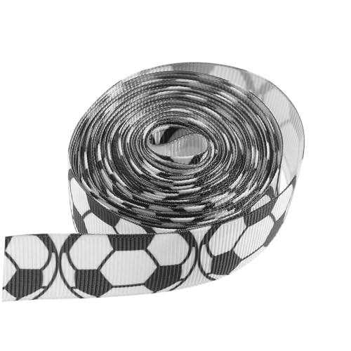 PLAFOPE Fußball Dekorationsband Satinband Breit Rolle Vielseitiges Geschenkband für Verpackung Basteln Party und Geschenkdekoration Strapazierfähiges Textilband für Fußballfans PLAFOPE Fußball Dekorationsband Satinband Breit Rolle Vielseitiges Geschenkband für Verpackung Basteln Party und Geschenkdekoration Strapazierfähiges Textilband für Fußballfans von PLAFOPE