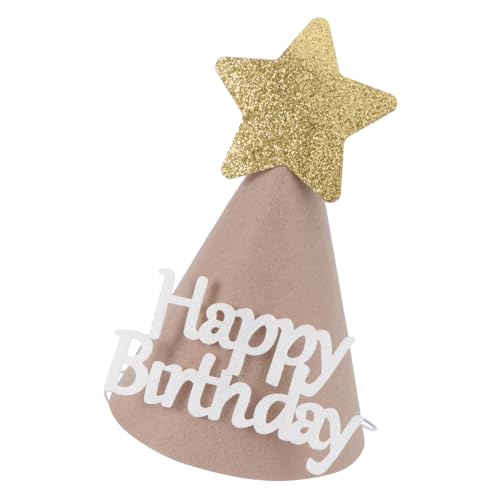 PLAFOPE Geburtstag Filzhut aus Filz Niedliches Dickes Kopfstück für Mädchen und Jungen Partydekoration und Foto-requisite für Geburtstagsfeiern und Kostümpartys PLAFOPE Geburtstag Filzhut aus Filz Niedliches Dickes Kopfstück für Mädchen und Jungen Partydekoration und Foto-requisite für Geburtstagsfeiern und Kostümpartys von PLAFOPE