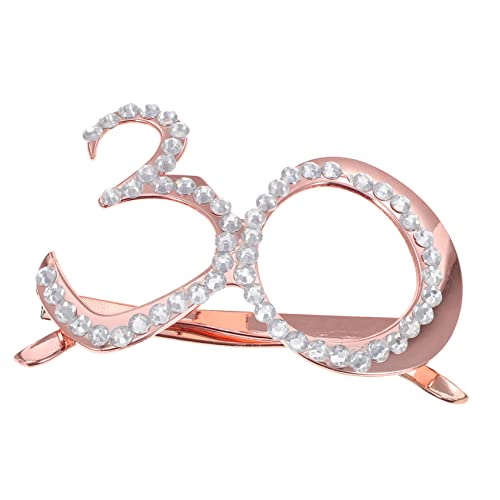 PLAFOPE Geburtstagsbrille Led Party Blau Geformt Runden Gläser Rahmen Strassbrille Dekorative Brillenrequisiten Kreative Brillen Foto-prop-brille Lustige Brille Rose Gold Plastik PLAFOPE Geburtstagsbrille Led Party Blau Geformt Runden Gläser Rahmen Strassbrille Dekorative Brillenrequisiten Kreative Brillen Foto-prop-brille Lustige Brille Rose Gold Plastik von PLAFOPE