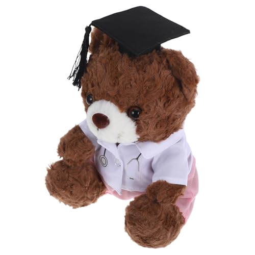 PLAFOPE Gefüllte Tierplüsch Bär Abschluss Bär Plüsch Arzt Uniform Bär Student Abschluss Bär High School Absolvents Bär Ausgestopfter Bär PLAFOPE Gefüllte Tierplüsch Bär Abschluss Bär Plüsch Arzt Uniform Bär Student Abschluss Bär High School Absolvents Bär Ausgestopfter Bär von PLAFOPE