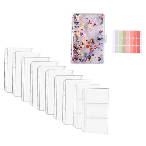 PLAFOPE Geld Organizer Budget Binder mit PVC Zipper Tasche Fächer Kartenfach Etiketten Multi Funktion Sparbuch Haushaltsplaner für Effektives Geldsparen und Budgetverwaltung PLAFOPE Geld Organizer Budget Binder mit PVC Zipper Tasche Fächer Kartenfach Etiketten Multi Funktion Sparbuch Haushaltsplaner für Effektives Geldsparen und Budgetverwaltung von PLAFOPE