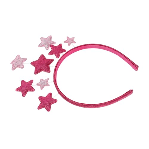 PLAFOPE Stern-haarnadel Festival-zubehör Rotes Stirnband Elegante Neujahrsparty Kopfbedeckung Für Mädchen Und Frauen von PLAFOPE