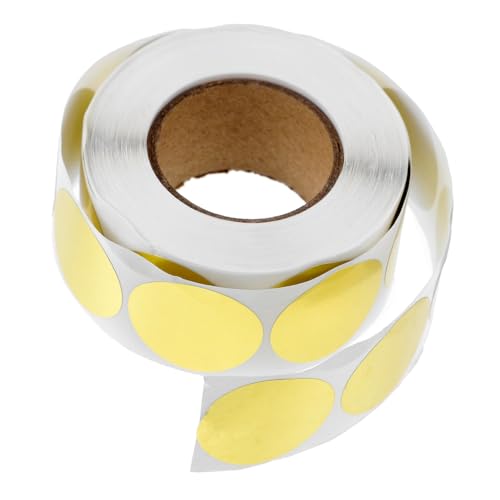 PLAFOPE Goldene Runde Aufkleber Selbstklebende Etiketten zum Beschriften für Geschenke DIY Geschenkverpackung Scrapbook Party Dekoration Praktische PVC Sticker PLAFOPE Goldene Runde Aufkleber Selbstklebende Etiketten zum Beschriften für Geschenke DIY Geschenkverpackung Scrapbook Party Dekoration Praktische PVC Sticker von PLAFOPE