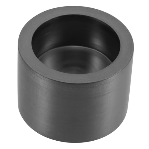 PLAFOPE Graphit Tiegel Form Rund Hitzebeständig Widerstandsfähig für Metallgießen Schmelzen Aluminium Gold Silber Gießform Langlebig für Industrie und Labor von PLAFOPE