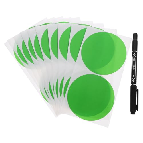 PLAFOPE Große Bunte Punkt Aufkleber Selbstklebend Runde Etiketten für Namensschild Büro Briefversiegelung Farbcodierung Sticker von PLAFOPE