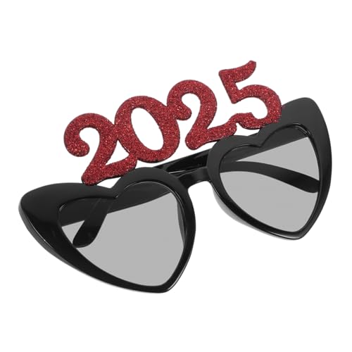 PLAFOPE Herzförmige Partybrille aus Leichtem Robustem Material Stilvolles Neujahrszubehör für Silvester Karneval und Foto Requisiten Rote Brille mit Auffälligem Design für Damen und Herren PLAFOPE Herzförmige Partybrille aus Leichtem Robustem Material Stilvolles Neujahrszubehör für Silvester Karneval und Foto Requisiten Rote Brille mit Auffälligem Design für Damen und Herren von PLAFOPE