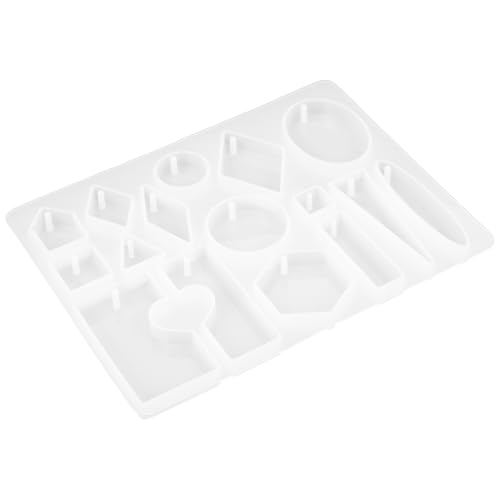 PLAFOPE Herzförmige Silikonform für Schmuck DIY Gießform für Ohrringe Anhänger Wiederverwendbar und Flexibel für Kreative Bastelprojekte mit Familie und Freunden von PLAFOPE