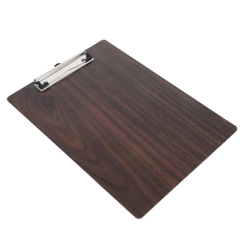 PLAFOPE Holzklemme Zeichenbrett mit Clip für Lehrer Tragbares Klemmbrett aus Holz Skizzieren und Dokumentenaufbewahrung Klassenzimmer und Büro von PLAFOPE