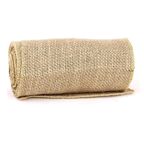 PLAFOPE Juteband mit Weißer Spitze Beidseitig Breit Rustikales Naturband für DIY Handwerk Hochzeitsdeko Tischläufer Braun Hausdekoration PLAFOPE Juteband mit Weißer Spitze Beidseitig Breit Rustikales Naturband für DIY Handwerk Hochzeitsdeko Tischläufer Braun Hausdekoration von PLAFOPE