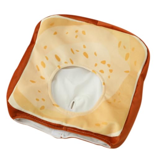 PLAFOPE Kreativer Toastbrot Hut als Dress Up Accessoire Realistische Brotscheibenform Modischer und Auffälliger Kopfschmuck für Fasching Kostüm Rollenspiel Geeignet für Junge Mädchen PLAFOPE Kreativer Toastbrot Hut als Dress Up Accessoire Realistische Brotscheibenform Modischer und Auffälliger Kopfschmuck für Fasching Kostüm Rollenspiel Geeignet für Junge Mädchen von PLAFOPE